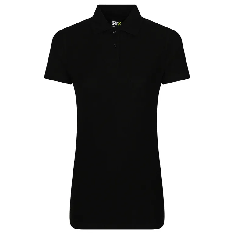 Ladies Black Polo shirt iPac