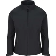 Ladies Black Softshell Jacket iPac