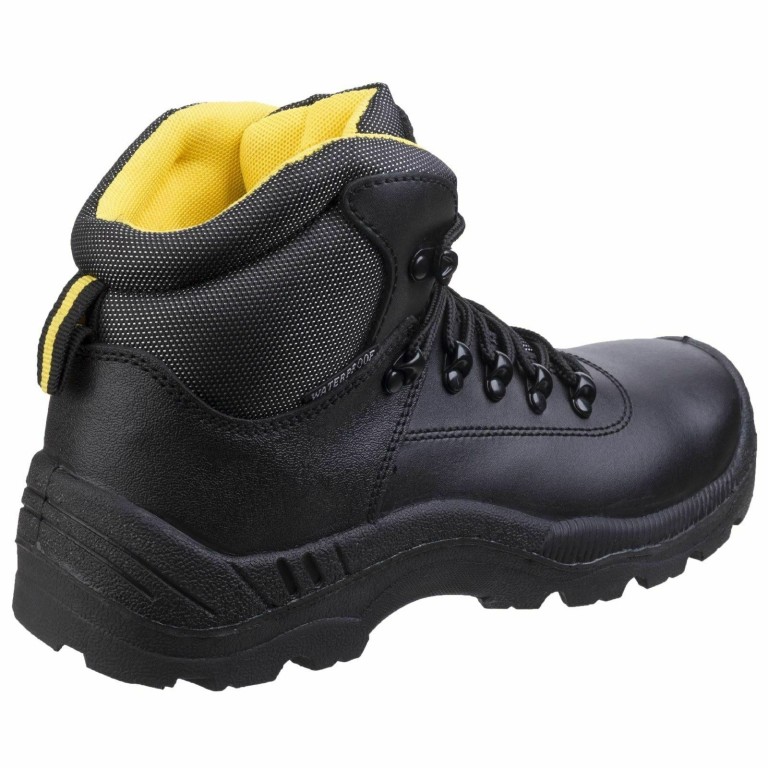 Amblers FS009C Metal Free Safety Boots Black Size 44 - Screwfix EU