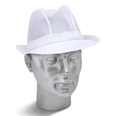 BeeSwift Disposable White Trilby Hat
