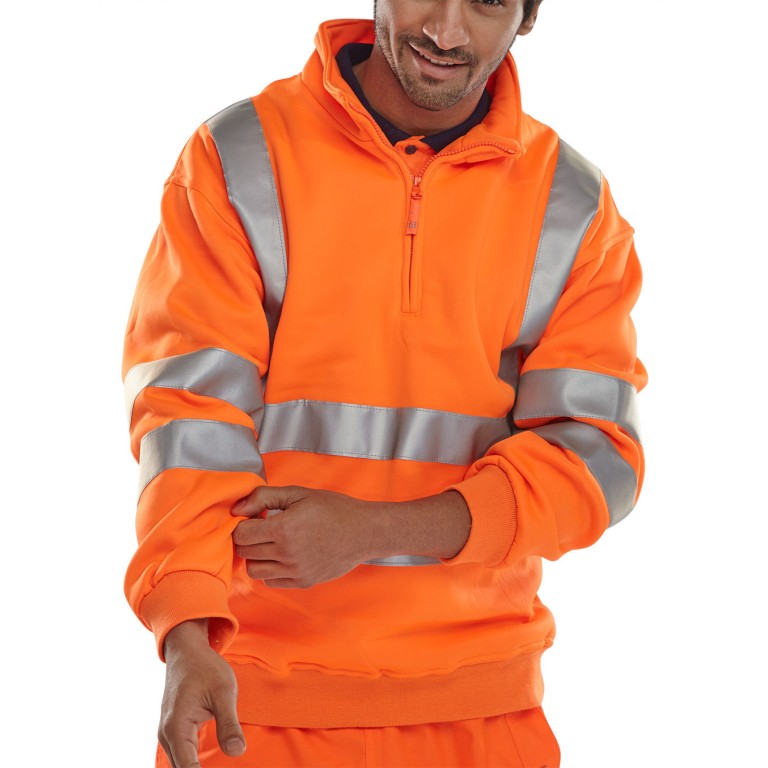 Beeswift Quarter Zipped Sweatshirt