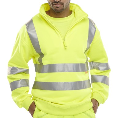 Beeswift Quarter Zipped Sweatshirt