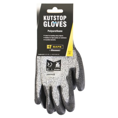 BeeSwift Kutstop Polyurethane Black Glove LGE