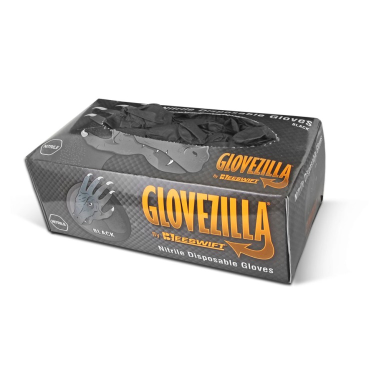 BeeSwift Nitrile Disposable Gripper Glove Powder Free BL (Pack of 1000)