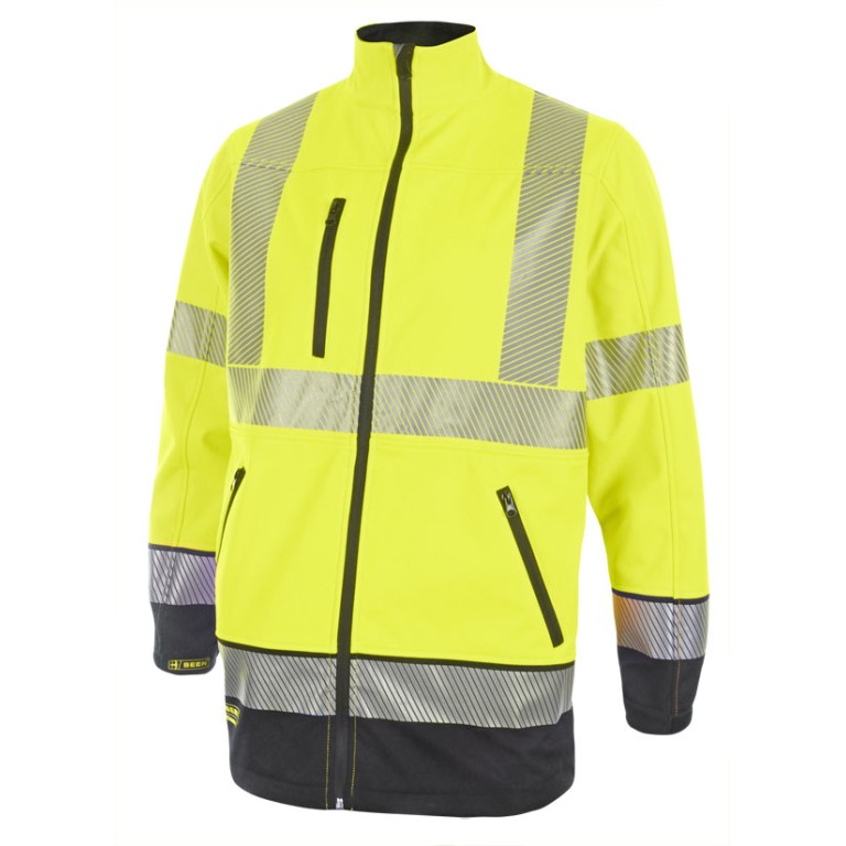 Beeswift Hi-Viz two Tone Soft Shell Jacket