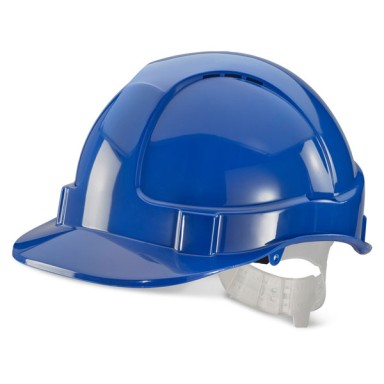 Beeswift Economy Vented Safety Helmet with Plastic Harness