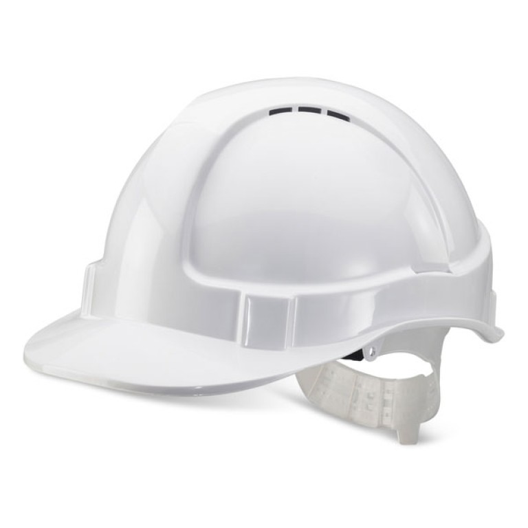 Beeswift Economy Vented Safety Helmet with Plastic Harness