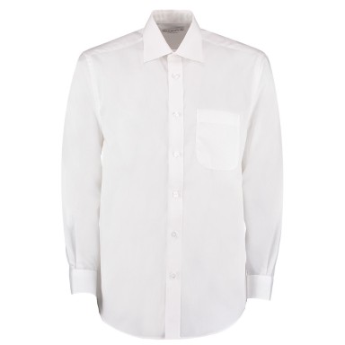 Kustom Kit Business Poplin Long Sleeved Shirt 