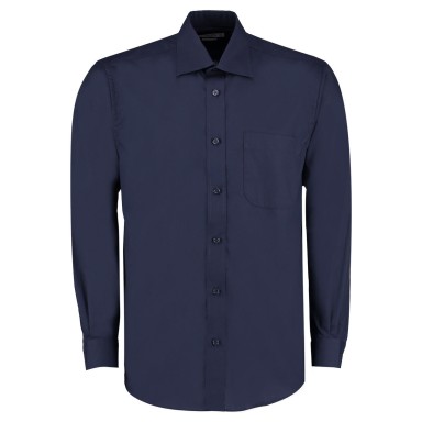 Kustom Kit Business Poplin Long Sleeved Shirt 