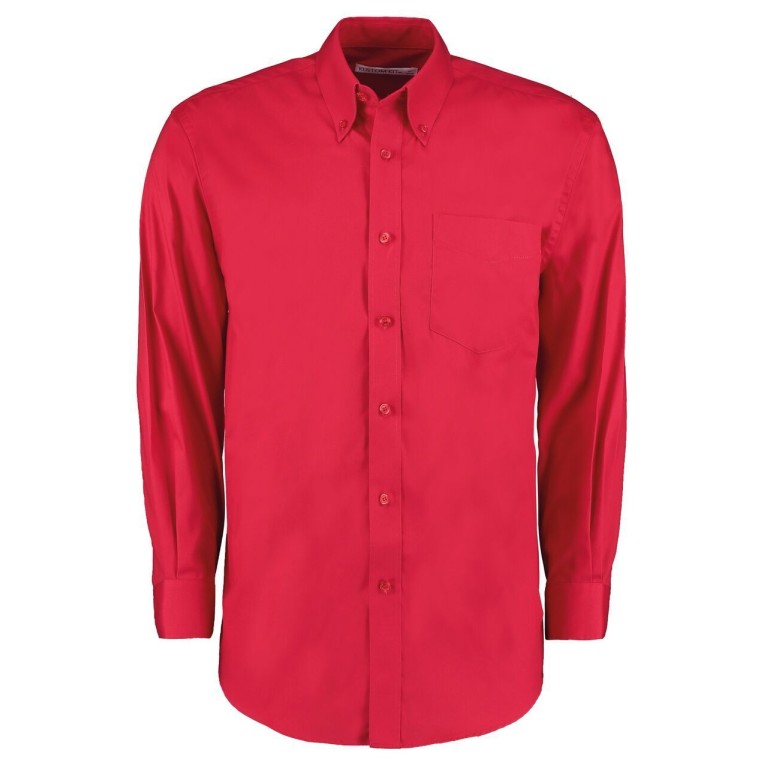 Kustom Kit Men's Corporate Oxford Long Sleeve Work Shirt 