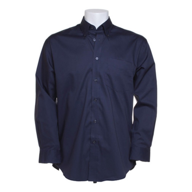 Kustom Kit Men's Corporate Oxford Long Sleeve Work Shirt 
