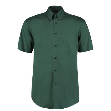 Kustom Kit Men's Short Sleeve Corporate Oxford Shirt Button Down Collar