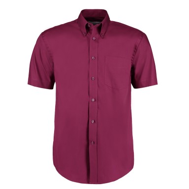 Kustom Kit Men's Short Sleeve Corporate Oxford Shirt Button Down Collar