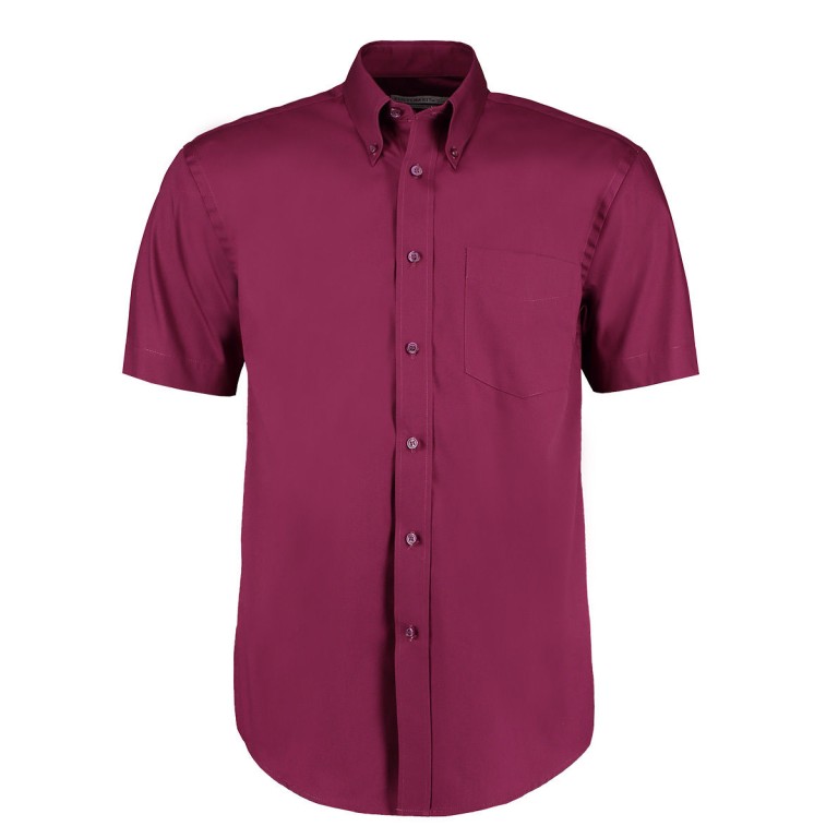 Kustom Kit Men's Short Sleeve Corporate Oxford Shirt Button Down Collar
