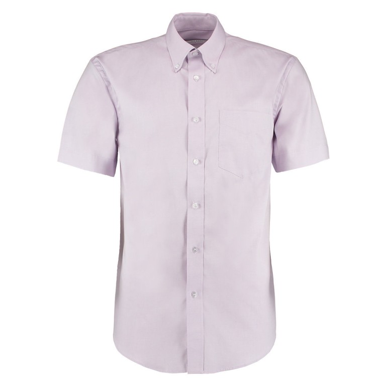 Kustom Kit Men's Short Sleeve Corporate Oxford Shirt Button Down Collar