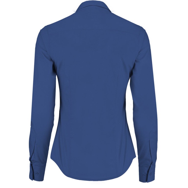 Kustom Kit Ladies Long Sleeve Poplin Shirt
