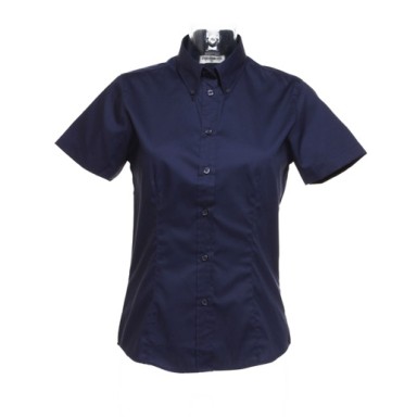 Kustom Kit Ladies' Corporate Oxford Short Sleeve Shirt