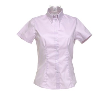 Kustom Kit Ladies' Corporate Oxford Short Sleeve Shirt