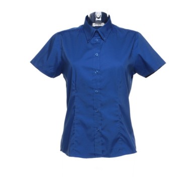 Kustom Kit Ladies' Corporate Oxford Short Sleeve Shirt