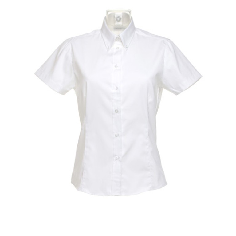 Kustom Kit Ladies' Corporate Oxford Short Sleeve Shirt