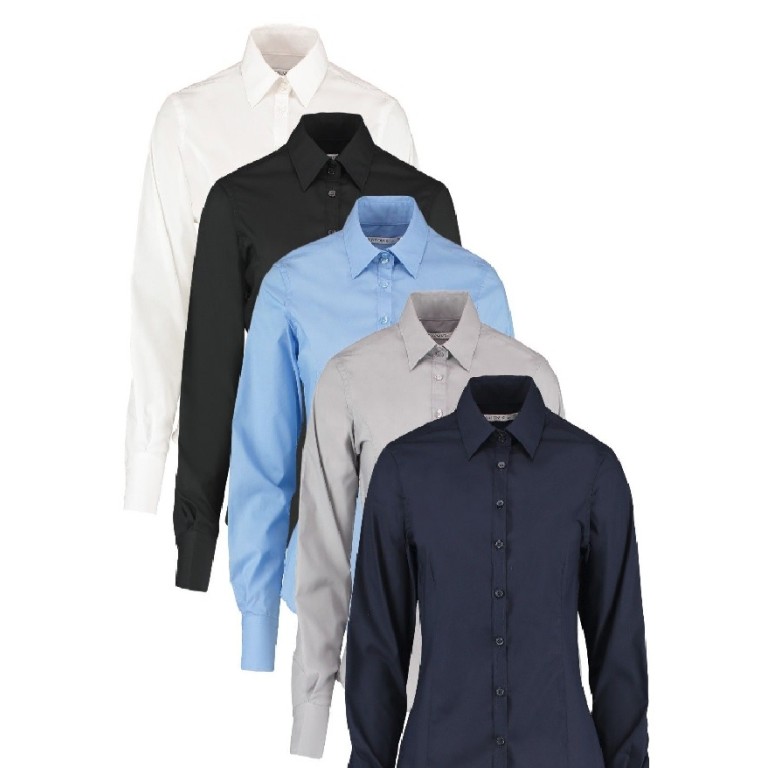 Kustom Kit Kit Ladies' Long Sleeve Business Shirt