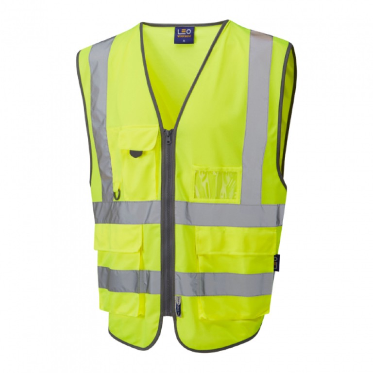 Leo Workwear Barnstaple Superior Railway Waistcoat