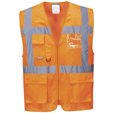 Portwest Athens Hi-Vis Mesh Executive Vest