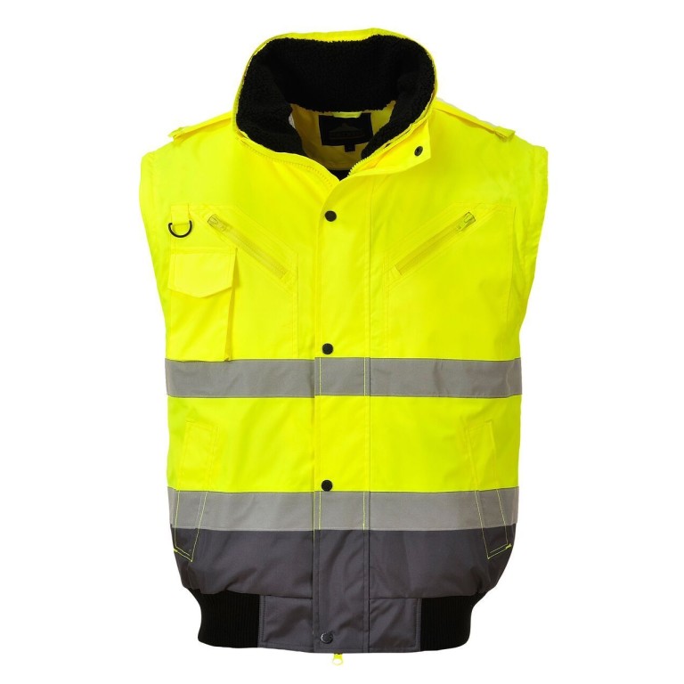 Portwest Hi Viz Contrast Bomber Jacket