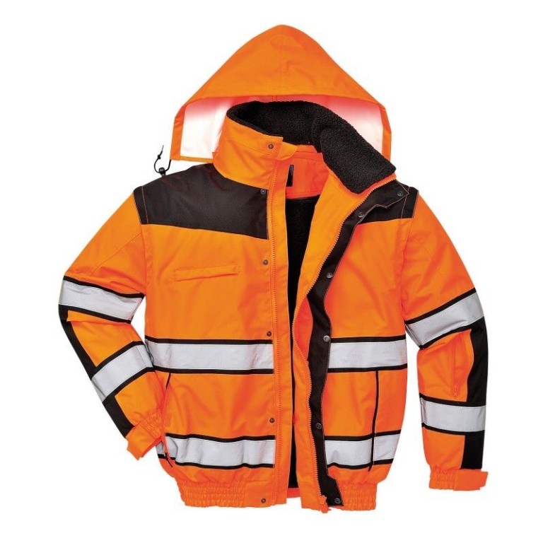 Portwest Hi Viz Classic Bomber Jacket
