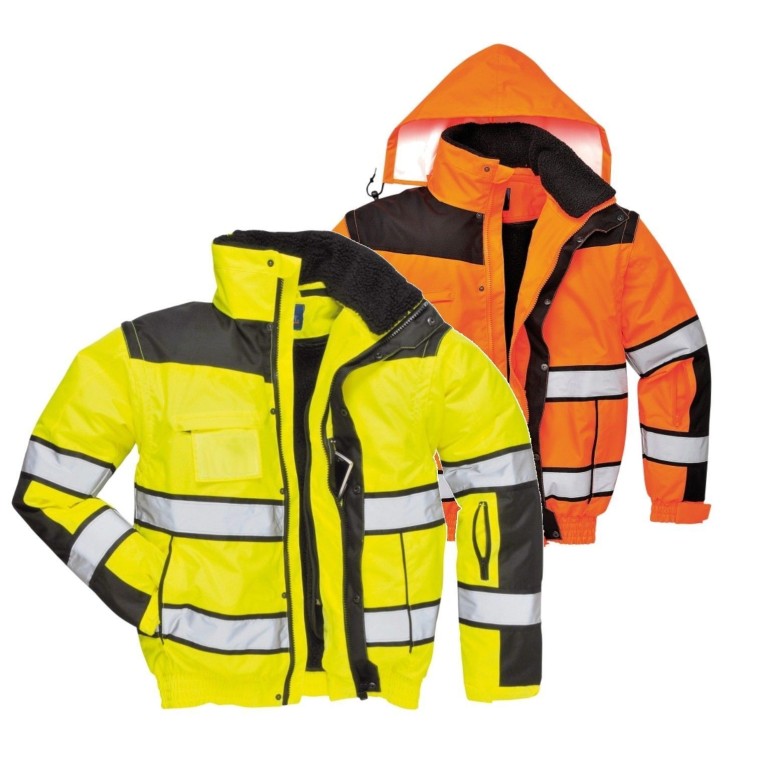 Portwest Hi Viz Classic Bomber Jacket