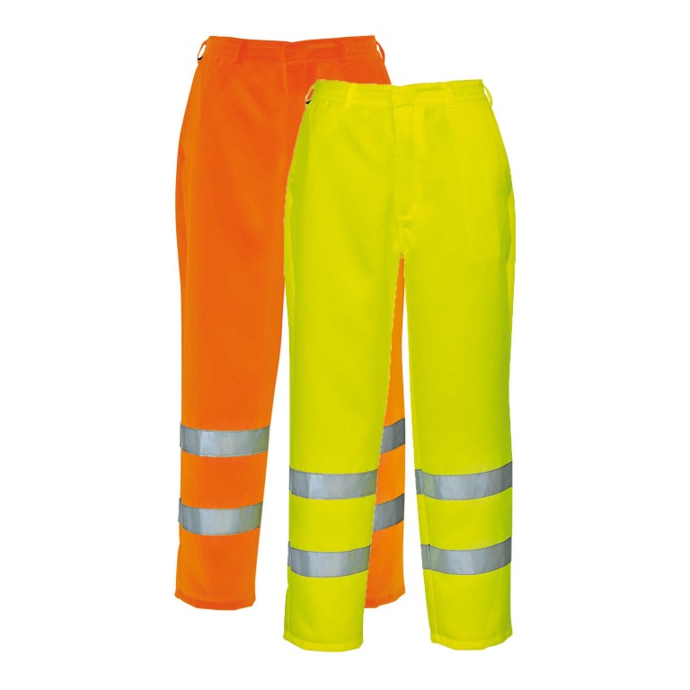 Portwest Hi-Viz Poly-cotton Trousers