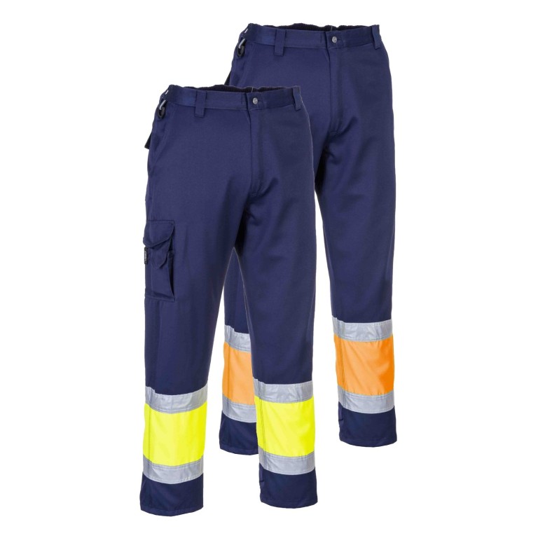 Portwest Hi-Viz Two Tone Combat Trousers