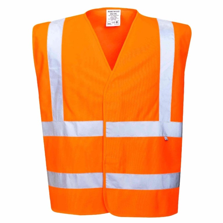 Portwest Hi-Viz Vest - Flame Resistant 