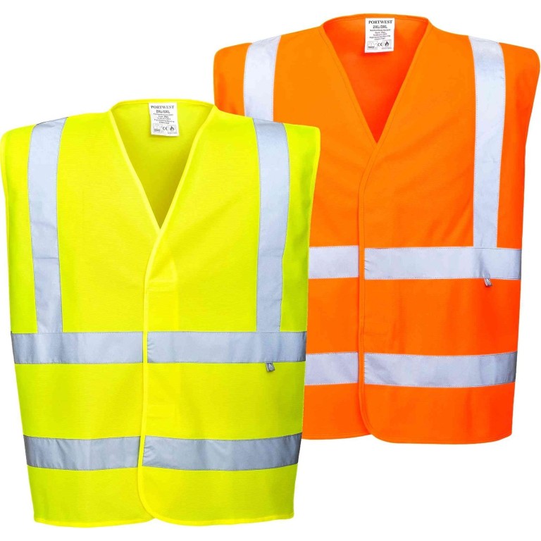 Portwest Hi-Viz Vest - Flame Resistant 