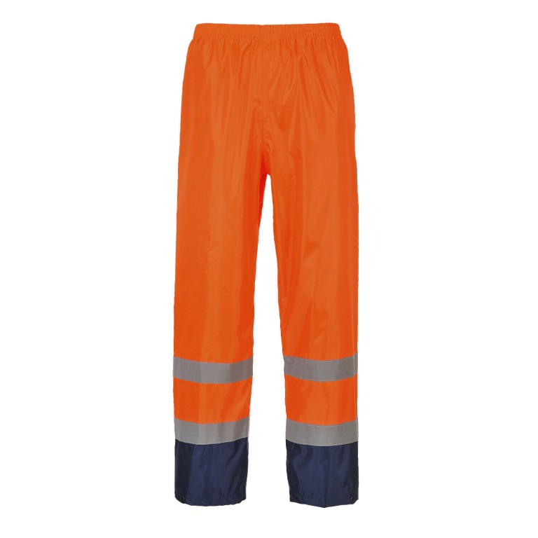 Portwest Hi-Viz Classic Contrast Rain Trouser