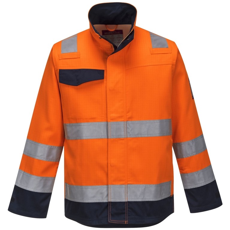 Portwest Modaflame RIS Orange/Navy Jacket
