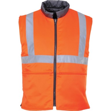 Portwest Hi-Viz Reversible Bodywarmer RIS