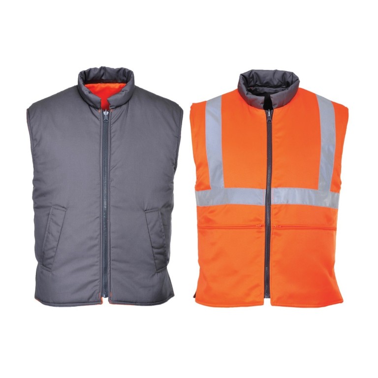 Portwest Hi-Viz Reversible Bodywarmer RIS