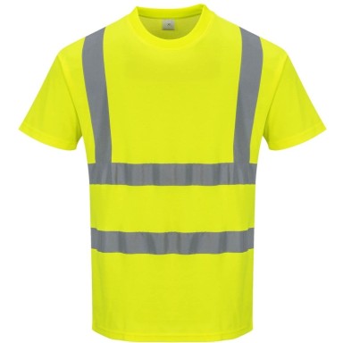 Portwest H-Viz Cotton Comfort Short Sleeved T-Shirt