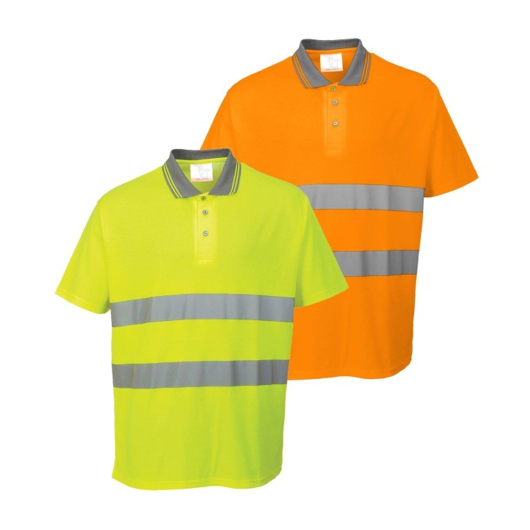 Portwest H-Viz Cotton Comfort Polo