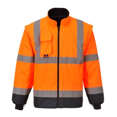 Portwest Hi-Vis 7-in-1 Contrast Traffic Jacket