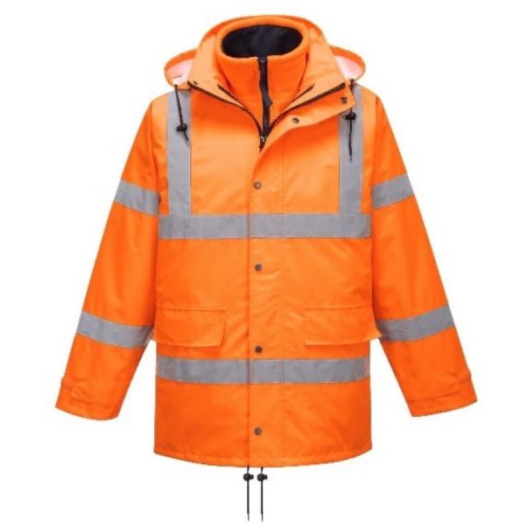 Portwest Hi Viz Breathable Traffic Jacket (Interactive)