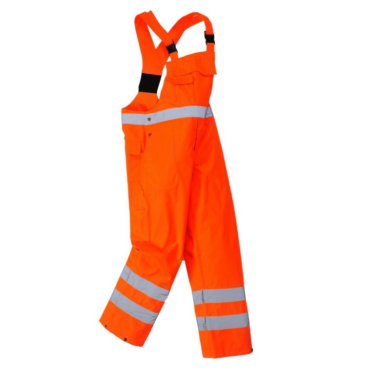 Portwest Hi-Viz Bib and Brace - Unlined