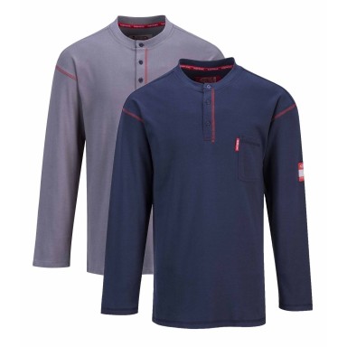 Portwest Flame Resistant Bizflame Henley Crew