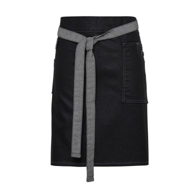 Premier Division Waxed look Denim Waist Apron