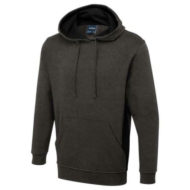 Uneek Two Tone Hooded Sweatshirt